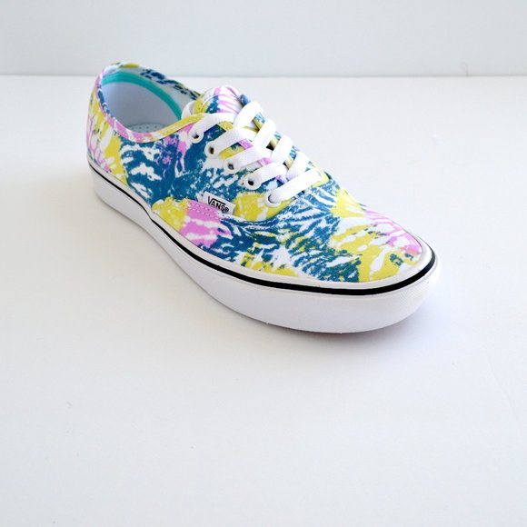 VANS CONFYCUSH AUTHENTIC TIE DYE BLUE PINK SNEAKER SHOES orchid - Picture 2 of 7